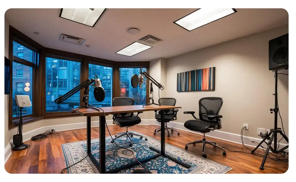 how much does it cost to rent a podcast studio in Dubai 2025