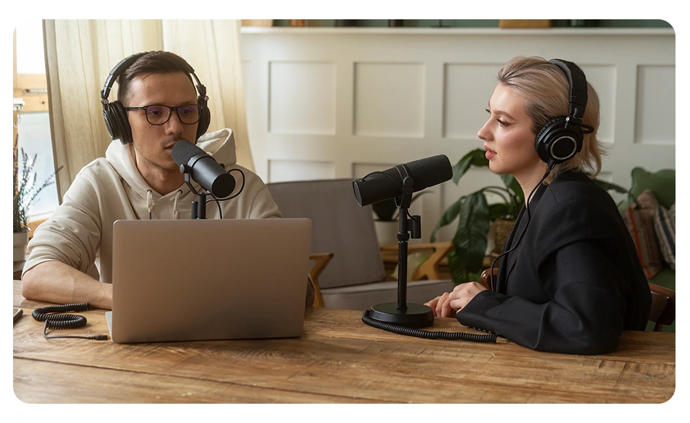 Solo vs Co-Hosted Podcast: Which Format Should You Choose for Your Podcast? 4 Recording Solo vs. Co-Hosted at a Professional Studio