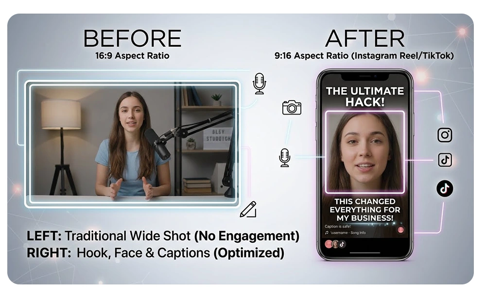 How to Repurpose Podcast Content for Instagram & TikTok 1 repurpose podcast content social media-Record Your Episodes With Clips in Mind